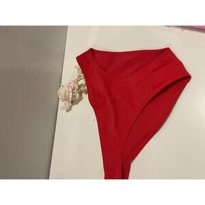 Aerie Stylish Red Swim Bottoms - Size M NWT